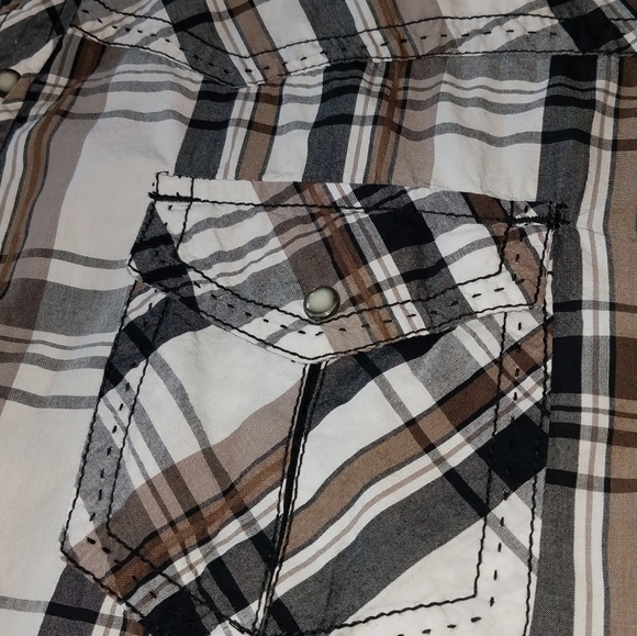 Bke Button Down Shirt Athletic Fit XXL - Picture 5 of 6